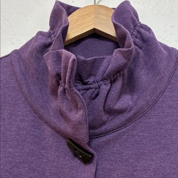 Soft Surroundings Purple Topper - Picture 3 of 11